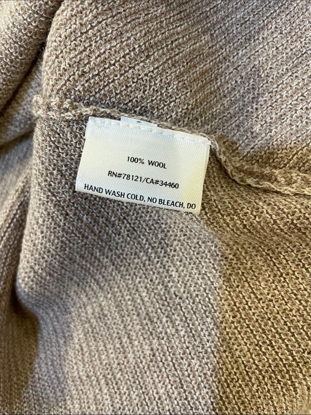 Ilene Fischer cocoon cardigan wool sweater - FLAWS PLEASE SEE PHOTOS - Picture 4 of 7